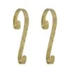 Haute Decor Stocking Scroll® Gold Foil Stocking Holders, 2ct.