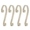 Haute Decor Stocking Scroll® Silver Stocking Holders, 4ct.