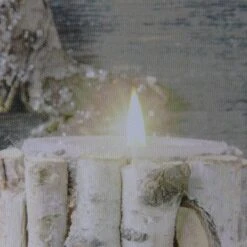 Northlight LED Lighted Country Rustic Winter Christmas Canvas Wall Art -Michaels Store D361842S 12