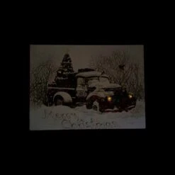 Northlight LED Lighted Merry Christmas Pepsi Cola Delivery Truck Canvas Wall Art -Michaels Store D361875S 2