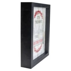 Northlight LED Lighted "Its The Most Wonderful Time Of The Year" Christmas Framed Wall Art -Michaels Store D361879S 3