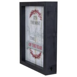 Northlight LED Lighted "Its The Most Wonderful Time Of The Year" Christmas Framed Wall Art -Michaels Store D361879S 4