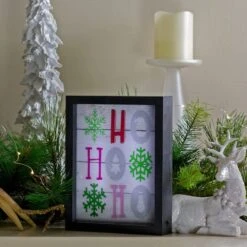 Northlight LED Lighted "HO HO HO" With Snowflakes Christmas Wall Art -Michaels Store D361882S 2