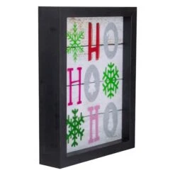 Northlight LED Lighted "HO HO HO" With Snowflakes Christmas Wall Art -Michaels Store D361882S 3