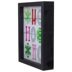 Northlight LED Lighted "HO HO HO" With Snowflakes Christmas Wall Art -Michaels Store D361882S 5