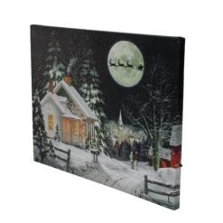 Northlight LED Lighted Santa Claus Coming To Town Christmas Wall Art -Michaels Store D361885S 2