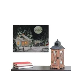 Northlight LED Lighted Santa Claus Coming To Town Christmas Wall Art -Michaels Store D361885S 4