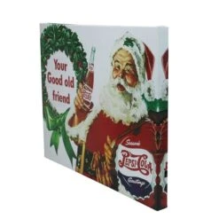 Northlight LED Back Lit Red & Green Santa Claus Pepsi Christmas Wall Art -Michaels Store D361886S 2