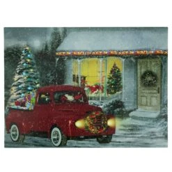 Northlight LED Fiber Optic Retro Red Truck Christmas Wall Art 18 Northlight LED Fiber Optic Retro Red Truck Christmas Wall Art -Michaels Store D361891S 11
