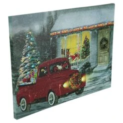 Northlight LED Fiber Optic Retro Red Truck Christmas Wall Art 22 Northlight LED Fiber Optic Retro Red Truck Christmas Wall Art -Michaels Store D361891S 15