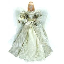 Santa's Workshop 16" Silver Elegance Angel Tree Topper