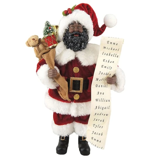 Santa's Workshop 12" Santa With His List Figurine 1 Santa's Workshop 12" Santa With His List Figurine