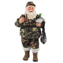 Santa's Workshop 10" Duck Hunter Santa Figurine