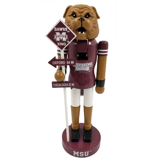 Santa's Workshop 12" Mississippi State University Rivalry Nutcracker 2 Santa's Workshop 12" Mississippi State University Rivalry Nutcracker - Image 2