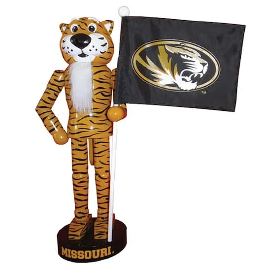 Santa's Workshop 12" Missouri Mascot & Flag Nutcracker 2 Santa's Workshop 12" Missouri Mascot & Flag Nutcracker - Image 2