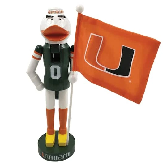 Santa's Workshop 12" University Of Miami Nutcracker 1 Santa's Workshop 12" University Of Miami Nutcracker