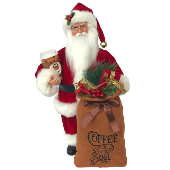 Santa's Workshop 15" Coffee Claus 2 Santa's Workshop 15" Coffee Claus - Image 2