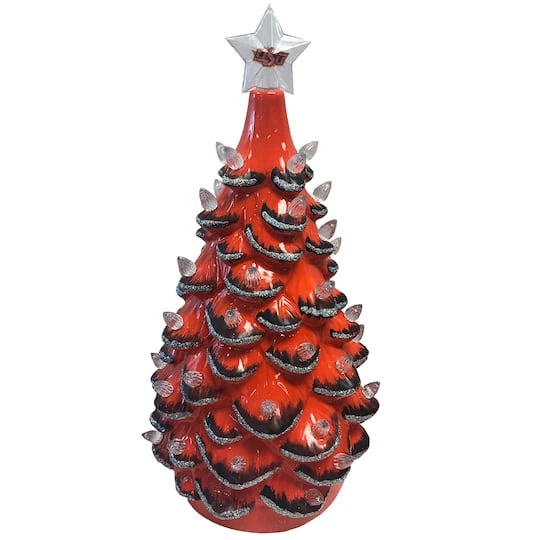 Santa's Workshop 14" NCAA College Team Ceramic LED Christmas Tree Oklahoma State University 1 Santa's Workshop 14" NCAA College Team Ceramic LED Christmas Tree Oklahoma State University