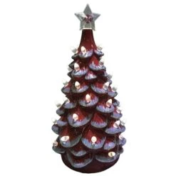 Santa's Workshop 14" NCAA College Team Ceramic LED Christmas Tree Texas A&M University -Michaels Store D362585S 1 1