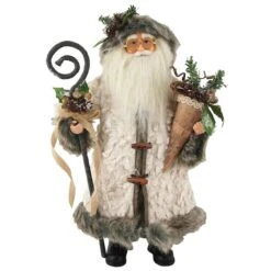 Santa's Workshop 16" Gathering Woodsman Santa Figure