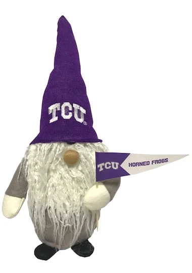 Santa's Workshop 12" College Football Gnome Texas Christian Horned Frogs 3 Santa's Workshop 12" College Football Gnome Texas Christian Horned Frogs - Image 3