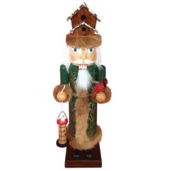 Santa's Workshop 15" Birdhouse Nutcracker