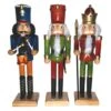 Santa's Workshop 12" Natural Wood Nutcracker Set