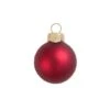Whitehurst 28ct. 2" Matte Glass Ball Ornaments Red