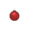 Whitehurst 8ct. 3.25" Matte Glass Ball Ornaments Red Matte