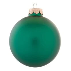 Whitehurst 28ct. 2" Matte Glass Ball Ornaments Green
