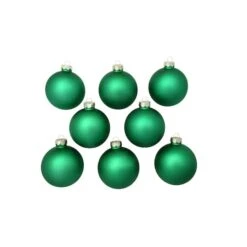 Whitehurst 8ct. 3.25" Matte Glass Ball Ornaments Green Matte 6 Whitehurst 8ct. 3.25" Matte Glass Ball Ornaments Green Matte -Michaels Store D384954S 12