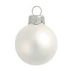 Whitehurst 2ct. 6" Matte Glass Ball Christmas Ornament Silver Matte