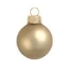 Whitehurst 6ct. 4" Matte Glass Ball Ornaments Gold Matte