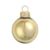 Whitehurst 6ct. 4" Shiny Glass Ball Ornaments Gold Shiny