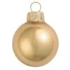 Whitehurst 6ct. 4" Gold Metallic Glass Ball Ornaments