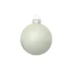Whitehurst 8ct. 3.25" Pearl Glass Ornaments White Polar Pearl