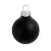 Whitehurst 2ct. 6" Matte Glass Ball Christmas Ornament Black Matte