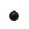Whitehurst 12ct. 2.75" Shiny Glass Ball Ornaments Black Shiny