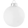 Whitehurst 40ct. 1.5" Matte Glass Christmas Ornaments Snow White