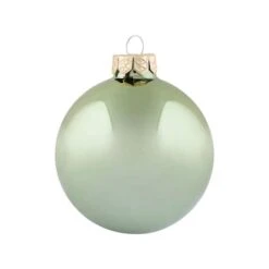 Whitehurst 40ct. 1.5" Shiny Glass Christmas Ornaments Lime