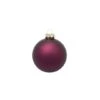 Whitehurst 12ct. 2.75" Matte Glass Ball Ornaments Purple Matte