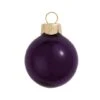 Whitehurst 28ct. 2" Shiny Glass Ball Ornaments Purple