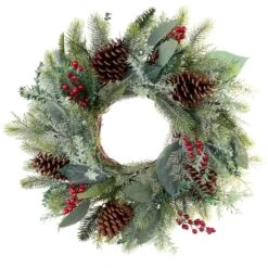 Village Lighting 24" Winter Frost Wreath