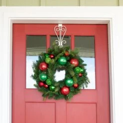 Village Lighting 24" Christmas Cheer Wreath 12 Village Lighting 24" Christmas Cheer Wreath -Michaels Store D403200S 2