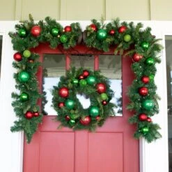 Village Lighting 24" Christmas Cheer Wreath 13 Village Lighting 24" Christmas Cheer Wreath -Michaels Store D403200S 3