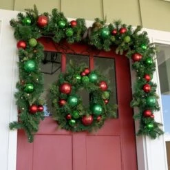 Village Lighting 24" Christmas Cheer Wreath 14 Village Lighting 24" Christmas Cheer Wreath -Michaels Store D403200S 4