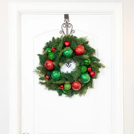 Village Lighting 24" Christmas Cheer Wreath 7 Village Lighting 24" Christmas Cheer Wreath - Image 7