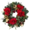 Village Lighting 24" Red Magnolia Wreath