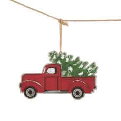 Glitzhome® 6ft. Christmas Red Truck Garland, 2ct. -Michaels Store D445235S 4