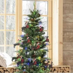 Glitzhome® 6ft. Christmas Dog Garland, 2ct. -Michaels Store D445236S 3